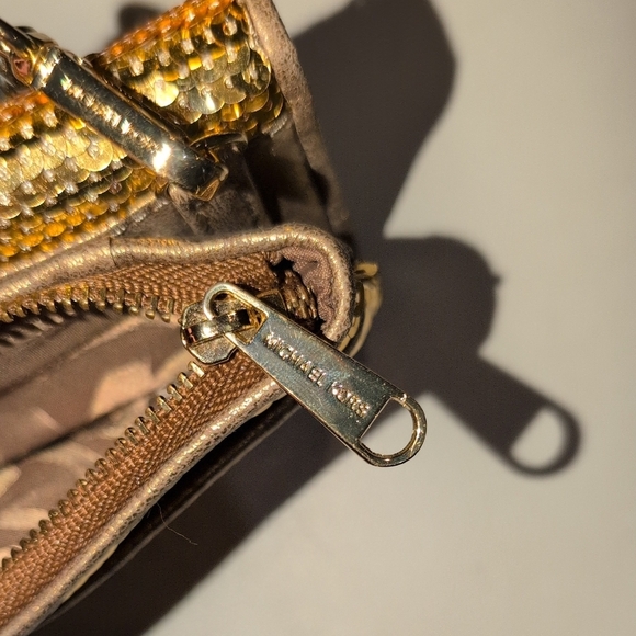 Michael Kors Gold Sequin Women\'s Bag